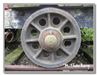 Old trolly wheel